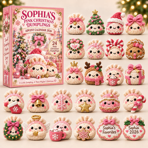 Pink Christmas Dumpling Advent Calendar 2026 GFTOMA14810
