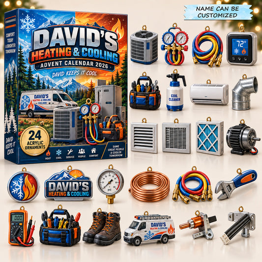Personalized Heating Cooling Advent Calendar 2026 QTCUZ GFTOMA14861