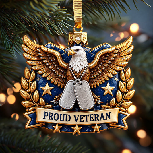 Veteran Honor Christmas Mica Ornament GFTOMA14885