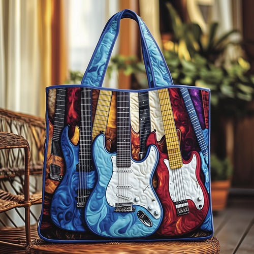 Guitar Quilted Tote Bag GFTOMA1488