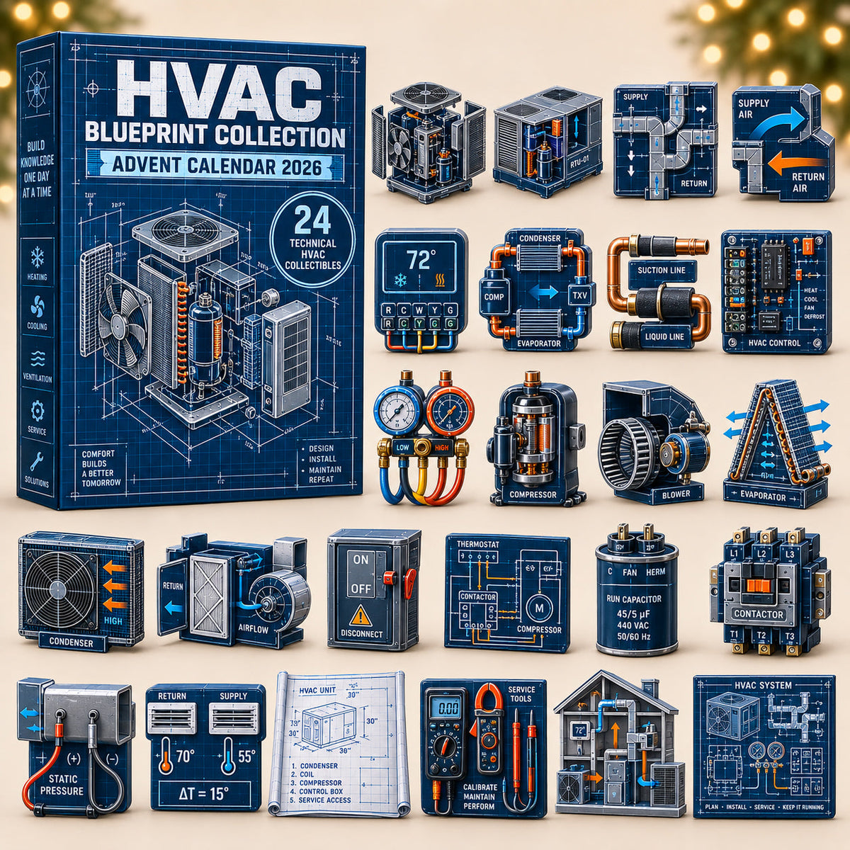 HVAC Blueprint Advent Calendar 2026 GFTOMA14907