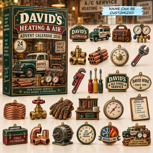 Personalized Heating Air Advent Calendar 2026 QTCUZ GFTOMA14909