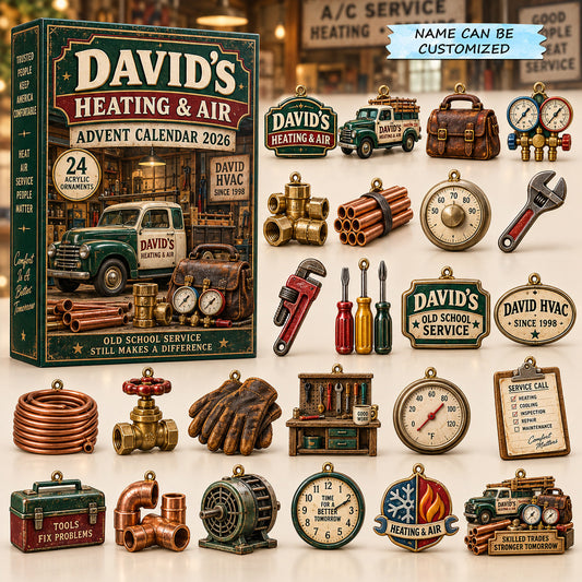 Personalized Heating Air Advent Calendar 2026 QTCUZ GFTOMA14909
