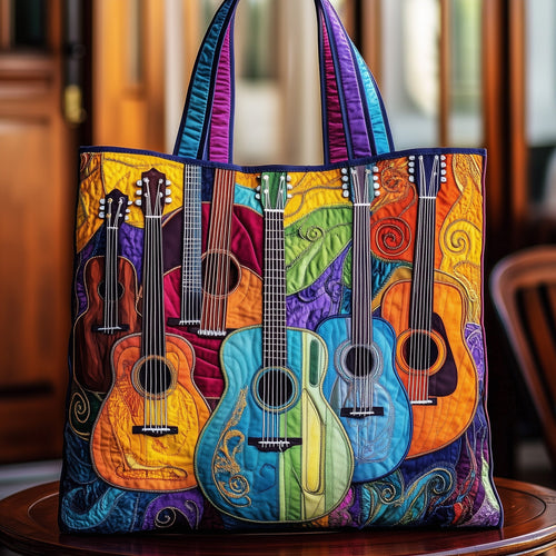 Guitar Quilted Tote Bag GFTOMA1492