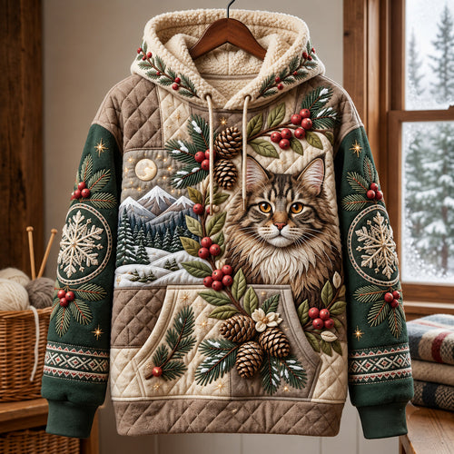 Woodland Cat Hoodie GFTOMA14958