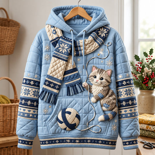 Scarf Cat Hoodie GFTOMA14959