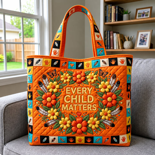 Floral Child Quilted Tote Bag GFTOMA14966