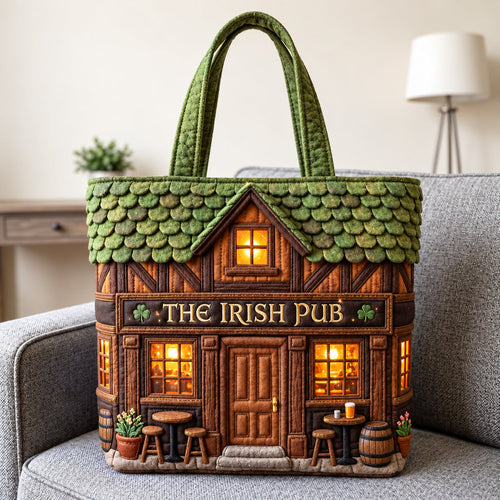 Irish Pub Quilted Tote Bag GFTOMA14967