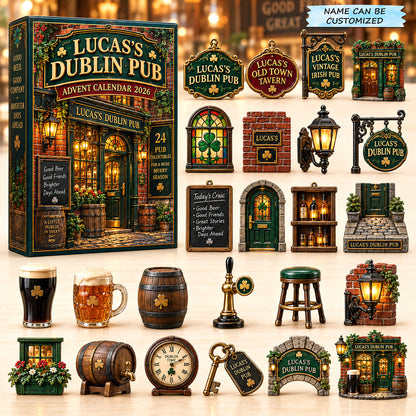 Dublin Pub Advent Calendar 2026 QTCUZ GFTOMA14973
