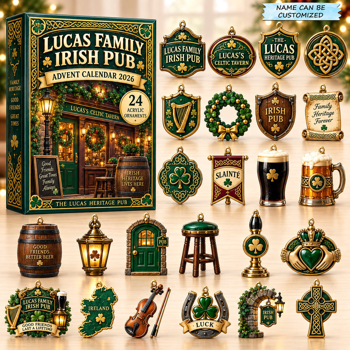 Irish Pub Advent Calendar 2026 QTCUZ GFTOMA14974