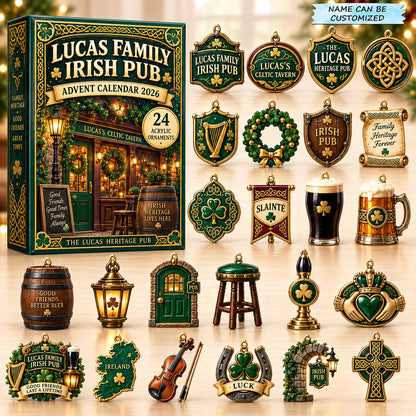 Irish Pub Advent Calendar 2026 QTCUZ GFTOMA14974