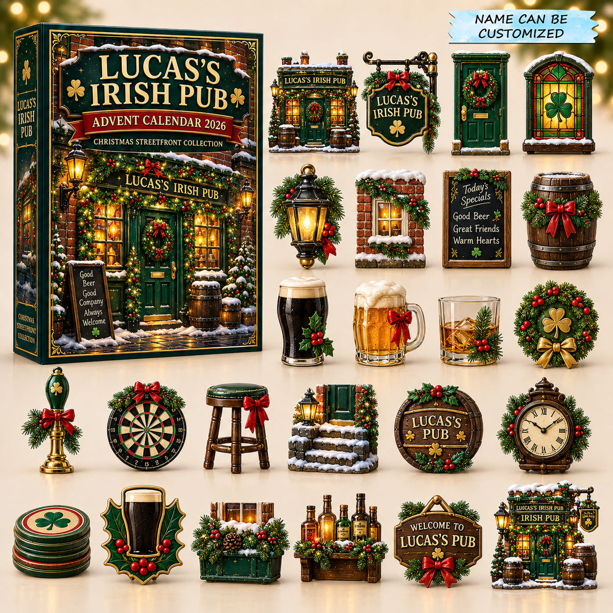 Christmas Pub Advent Calendar 2026 QTCUZ GFTOMA14977
