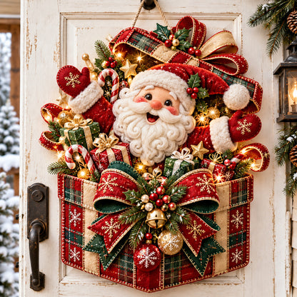 Santa Gift Custom Shape Felt Door Hanger GFTOMA14998