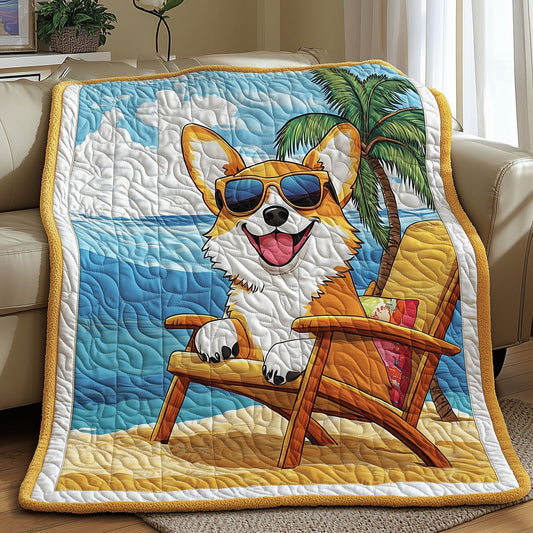 Corgi Quilted Blanket GFTOMA149