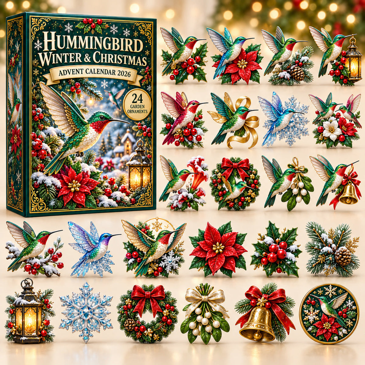 Holiday Hummingbird Advent Calendar 2026 GFTOMA15056