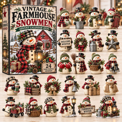 Farmhouse Snowman Advent Calendar 2026 GFTOMA15064