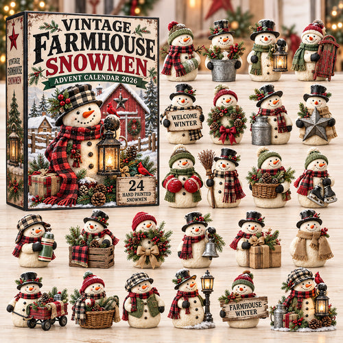 Farmhouse Snowman Advent Calendar 2026 GFTOMA15064