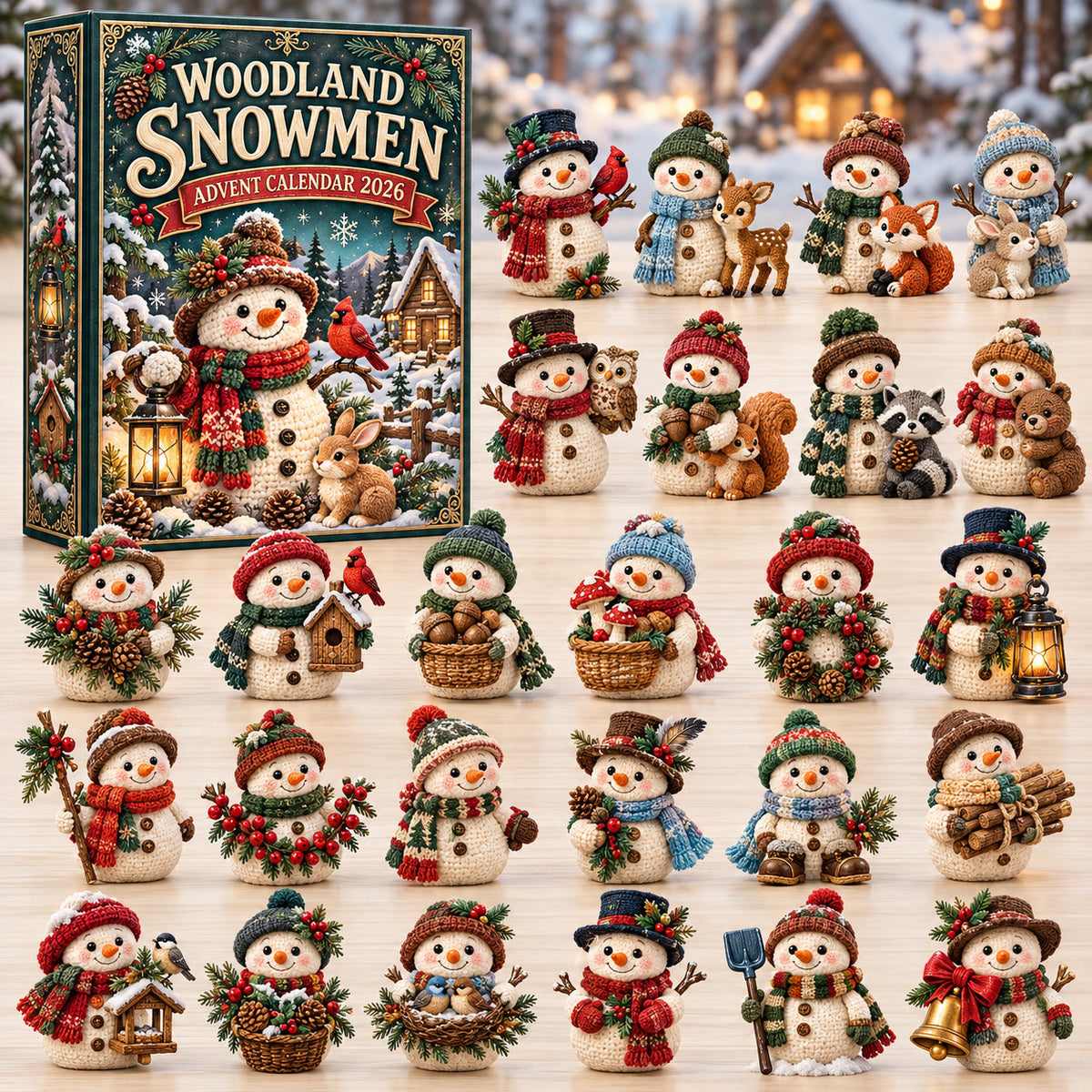 Woodland Snowman Advent Calendar 2026 GFTOMA15067