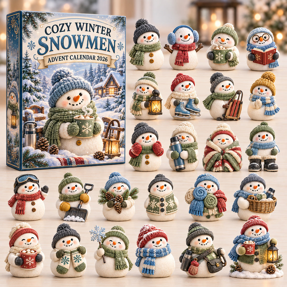 Cozy Snowman Advent Calendar 2026 GFTOMA15069