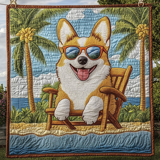Corgi Quilted Blanket GFTOMA150