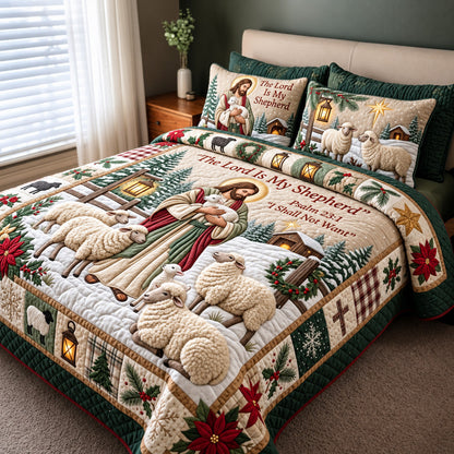 Gentle Shepherd 3-Piece Quilted Bedding Set GFTOMA15106