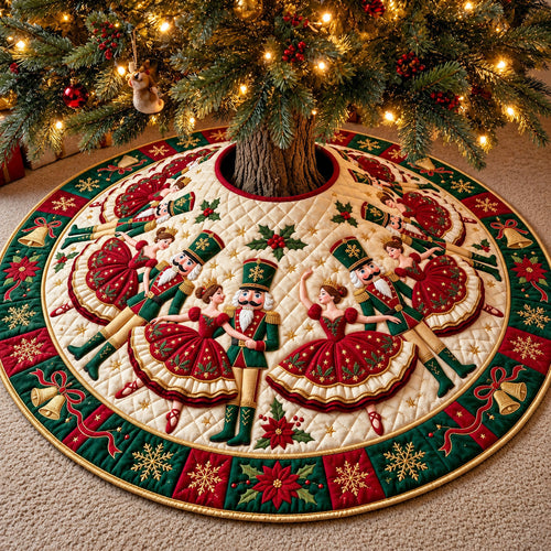 Christmas Ballet Quilted Tree Skirt GFTOMA15122