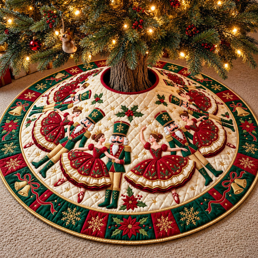 Christmas Ballet Quilted Tree Skirt GFTOMA15122