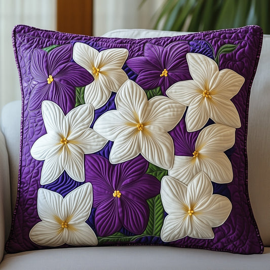 Plumeria Blossom Quilted Pillow Case GFTOMA1515