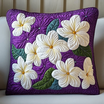 Plumeria Blossom Quilted Pillow Case GFTOMA1516