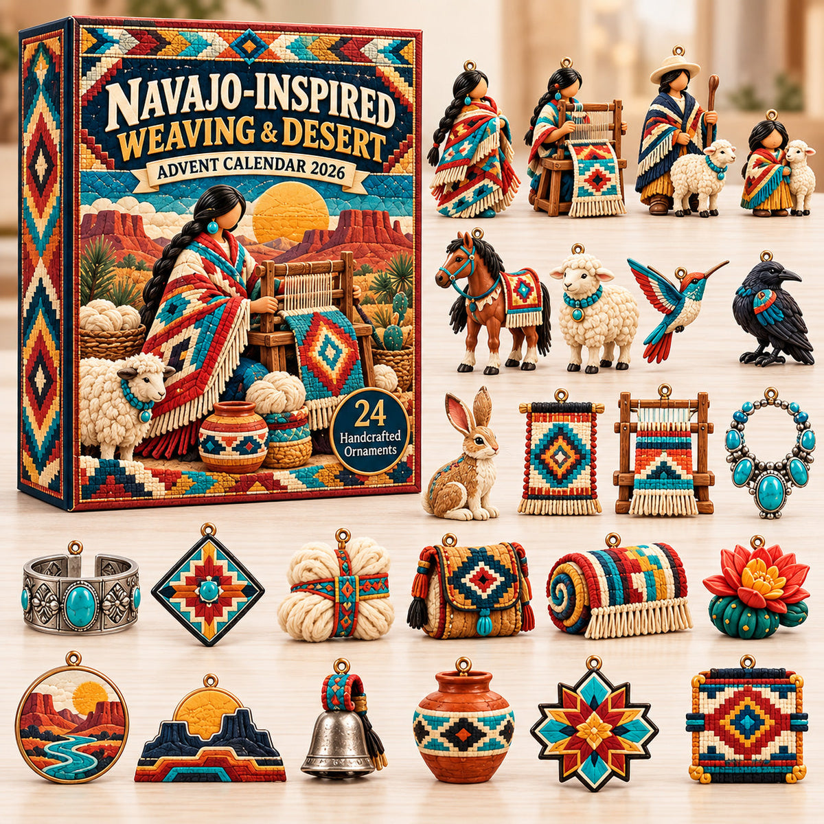 Navajo Weaving Advent Calendar 2026 GFTOMA15188