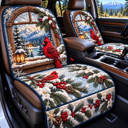 Lantern Cardinal Quilted Car Seat Protector GFTOMA15208