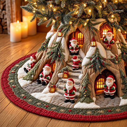Winter Village Quilted Tree Skirt GFTOMA15253