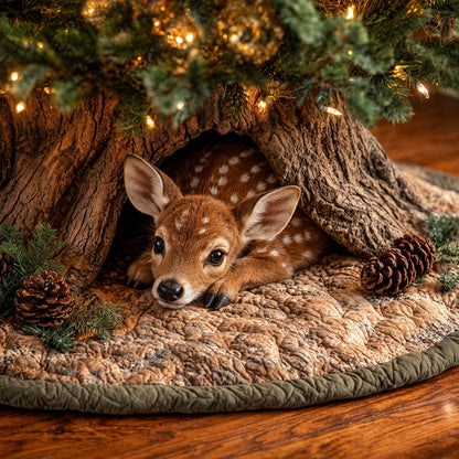 Animal Den Quilted Tree Skirt GFTOMA15262