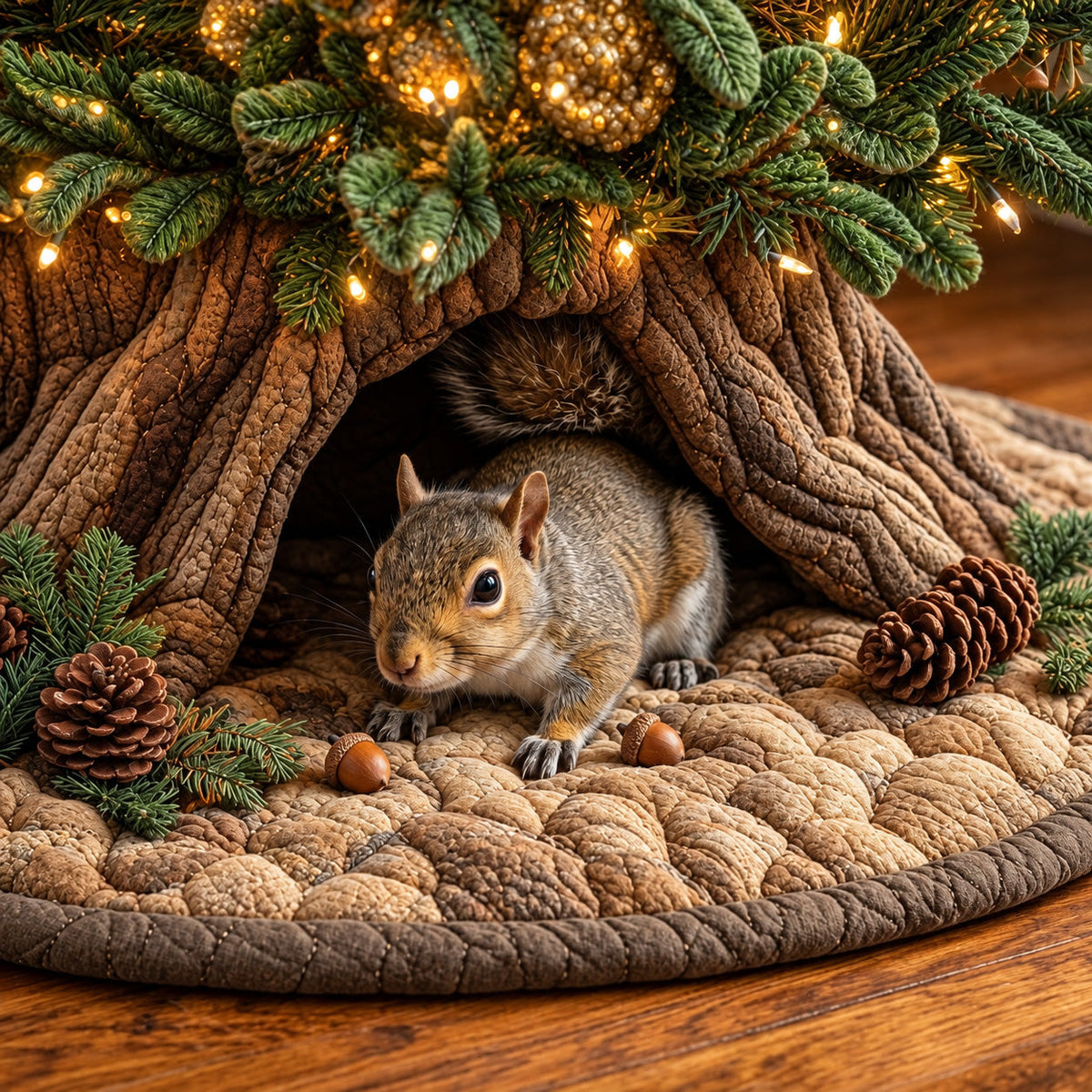 Animal Den Quilted Tree Skirt GFTOMA15262