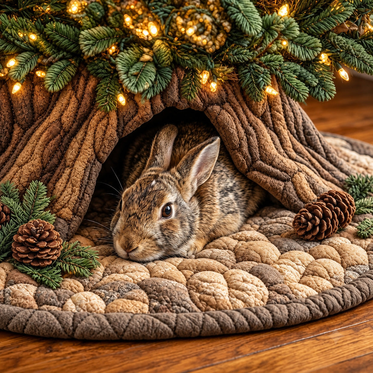 Animal Den Quilted Tree Skirt GFTOMA15262