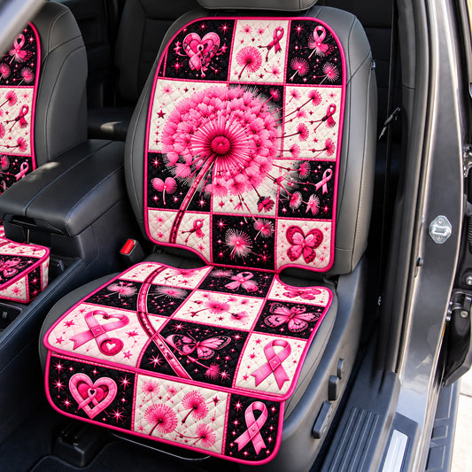 Pink Patchwork Quilted Car Seat Protector GFTOMA15290