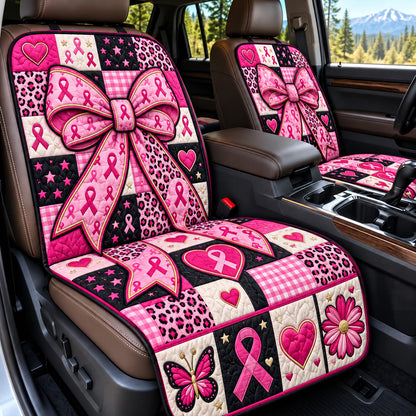 Ribbon Bow Quilted Car Seat Protector GFTOMA15292