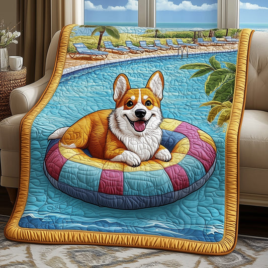 Corgi Quilted Blanket GFTOMA152