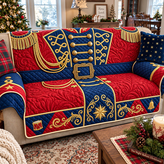 Nutcracker Uniform Quilted Sofa Cover GFTOMA15331
