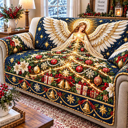 Christmas Angel Quilted Sofa Cover GFTOMA15355