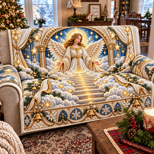 Angel Stairway Quilted Sofa Cover GFTOMA15360