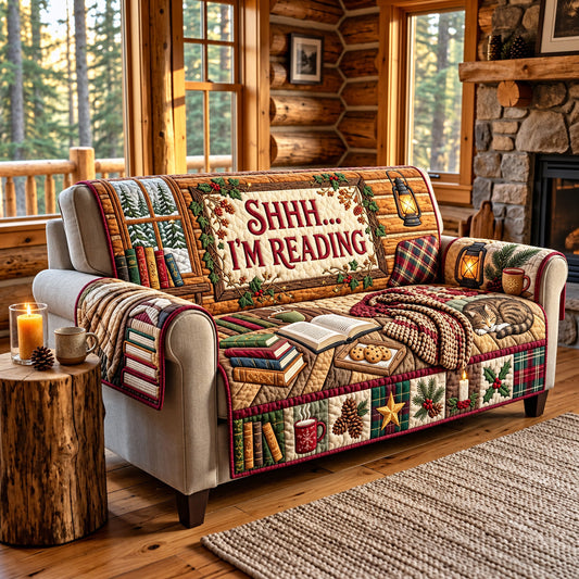 Reading Nook Quilted Sofa Cover GFTOMA15397