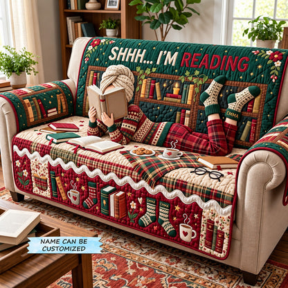 Book Lover Quilted Sofa Cover QTCUZ GFTOMA15398