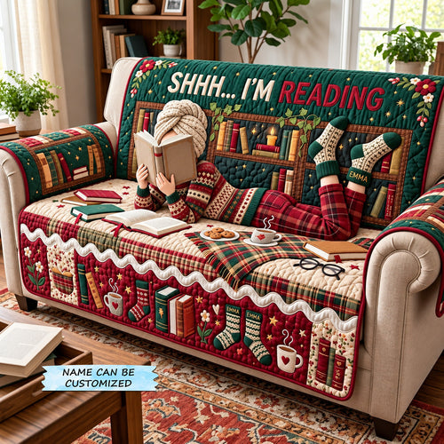 Book Lover Quilted Sofa Cover QTCUZ GFTOMA15398