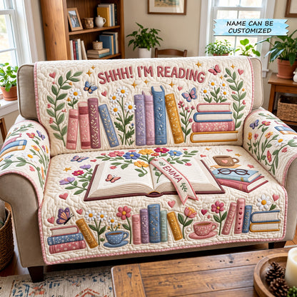 Reading Corner Quilted Sofa Cover QTCUZ GFTOMA15399