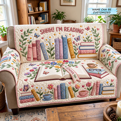 Reading Corner Quilted Sofa Cover QTCUZ GFTOMA15399