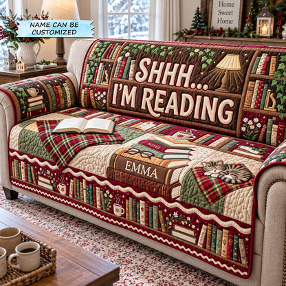 Rustic Reading Quilted Sofa Cover QTCUZ GFTOMA15401