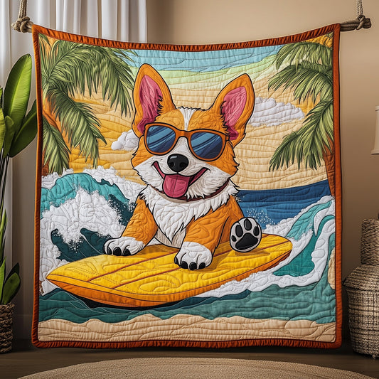 Corgi Quilted Blanket GFTOMA154