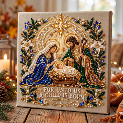 Holy Nativity DIY Diamond Pearl Art Kit GFTOMA15609