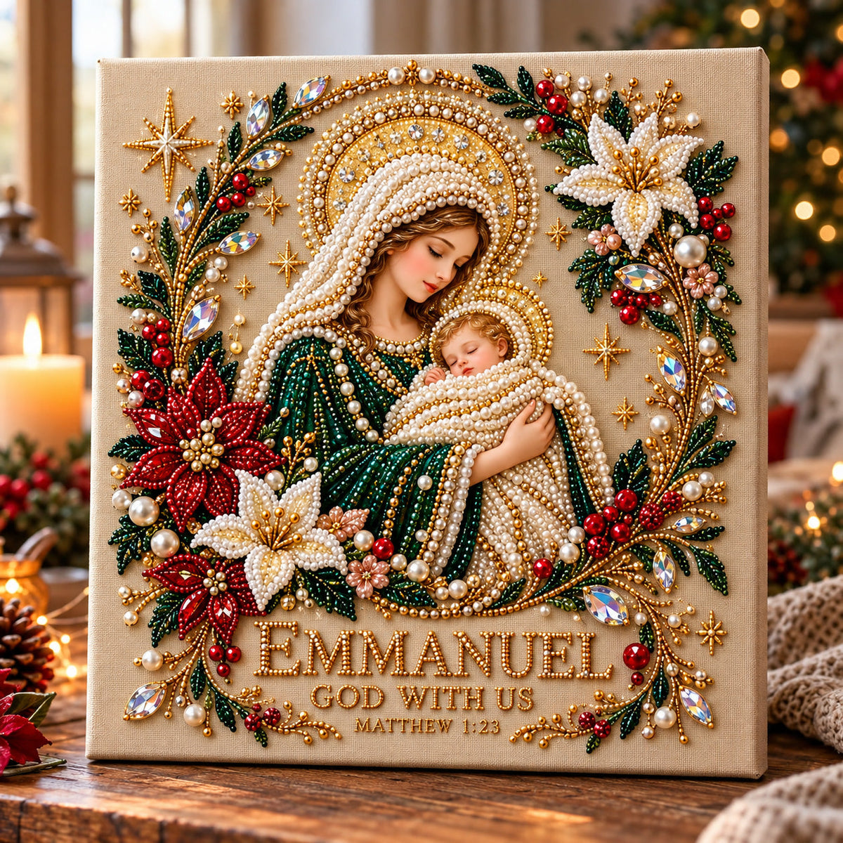 Mother Mary DIY Diamond Pearl Art Kit GFTOMA15612
